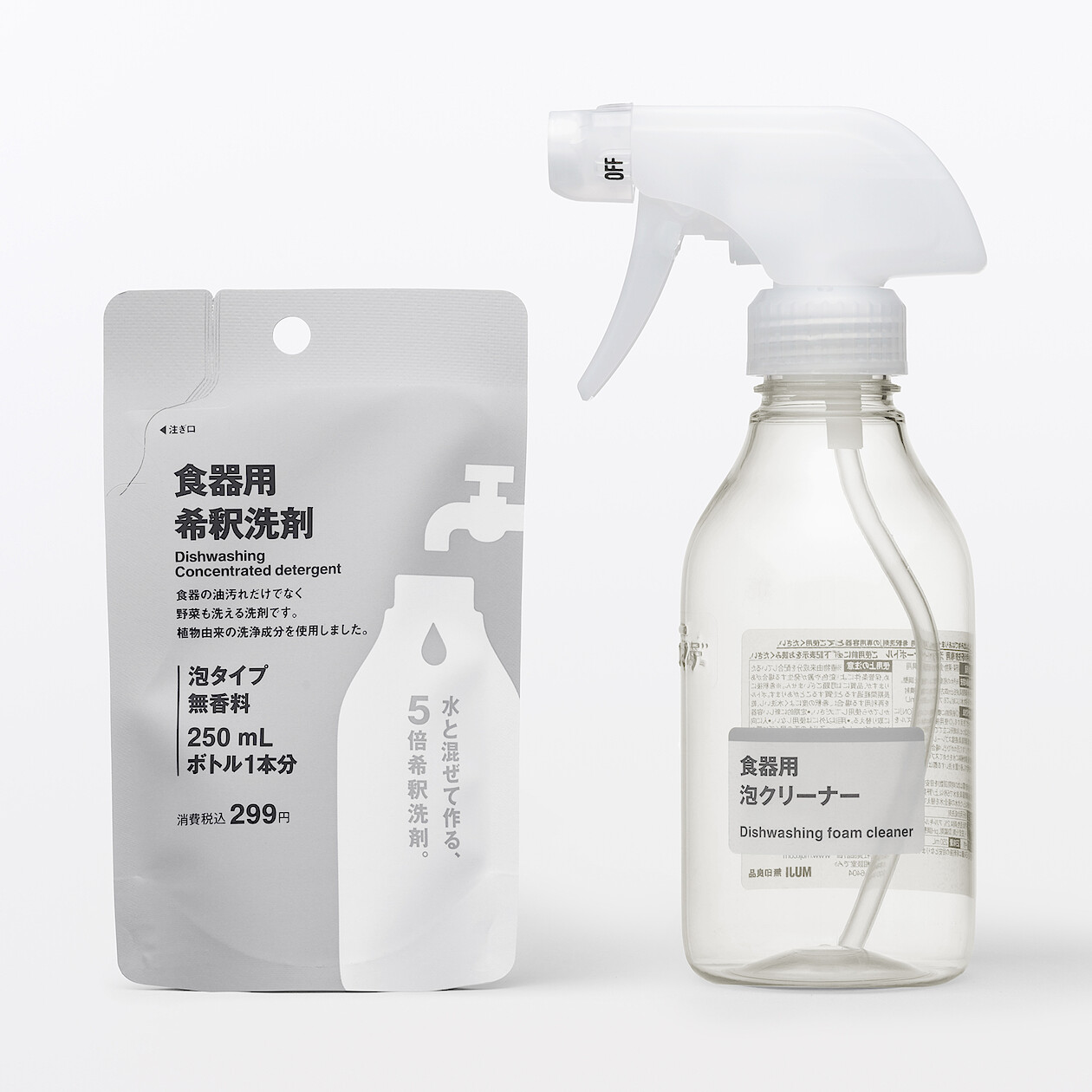 無印良品、暮らしと環境に寄り添う｜ “薄めて使う洗剤”を発売イメージ画像