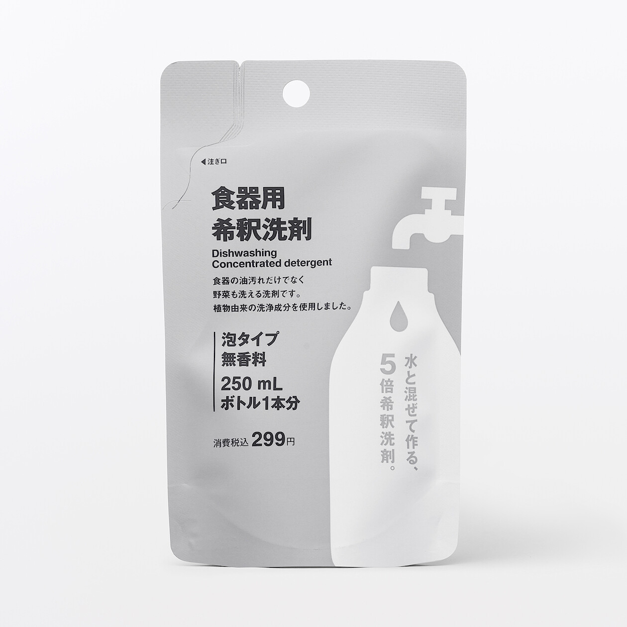 無印良品、暮らしと環境に寄り添う｜ “薄めて使う洗剤”を発売イメージ画像