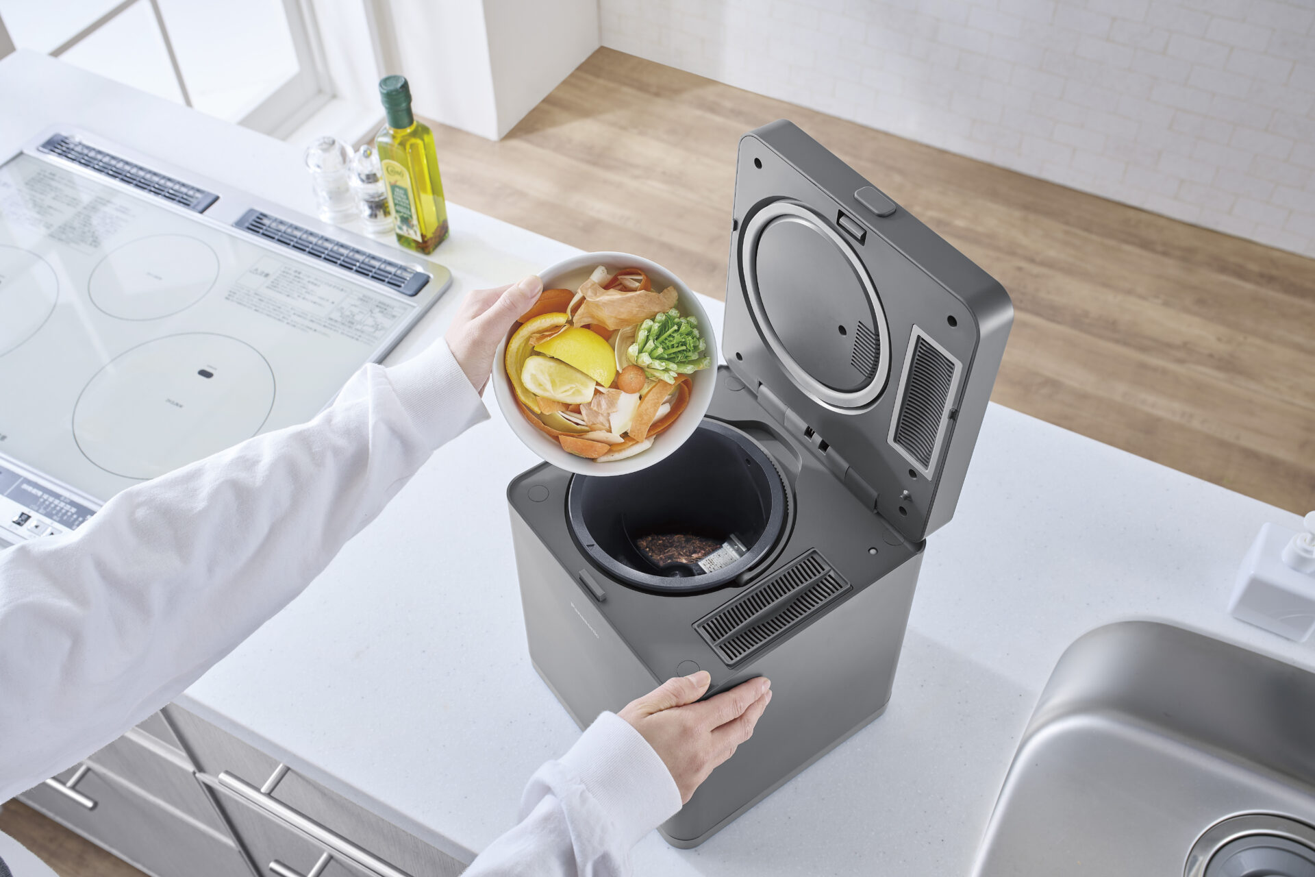 パナソニック、生ごみの量を減らして｜悩みも減らす処理機を発売イメージ画像